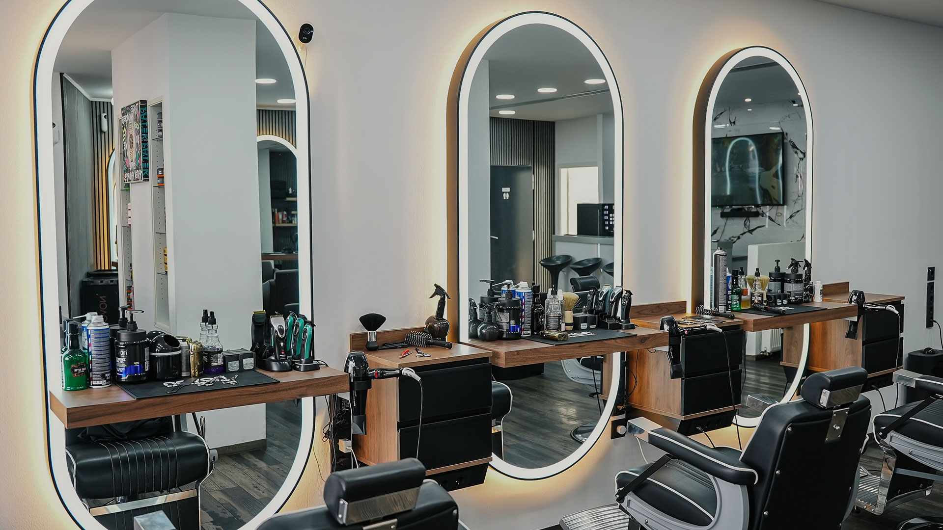 Haitham Hair Studio Salon Innenansicht